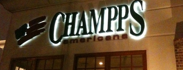 Champps Americana is one of สถานที่ที่ David ถูกใจ.