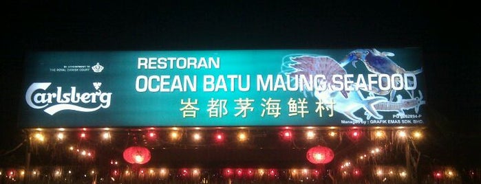 Ocean Batu Maung Seafood is one of 20 favorite restaurants.