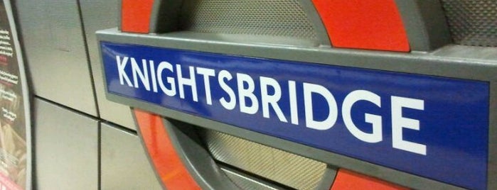 Knightsbridge London Underground Station is one of Underground Stations in London.