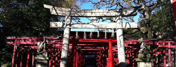 美濃輪稲荷神社 is one of 静岡市の神社.