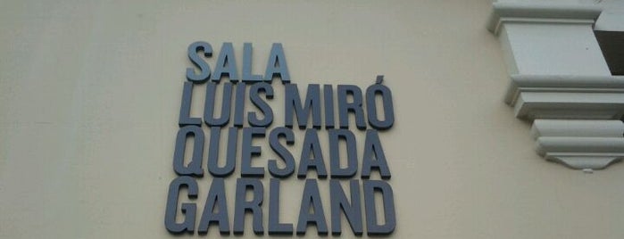 Sala Luis Miró Quesada Garland is one of Locais salvos de Huiru.