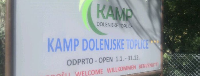 Kamp Dolenjske toplice is one of CampWorld Slovenia.