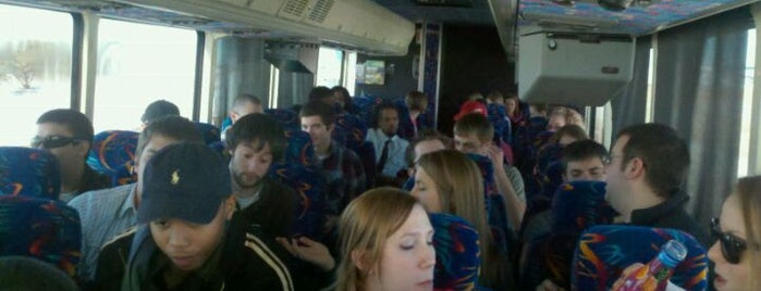 AFLV Bus With Bradley, ISU & IWU is one of Peoria sites.