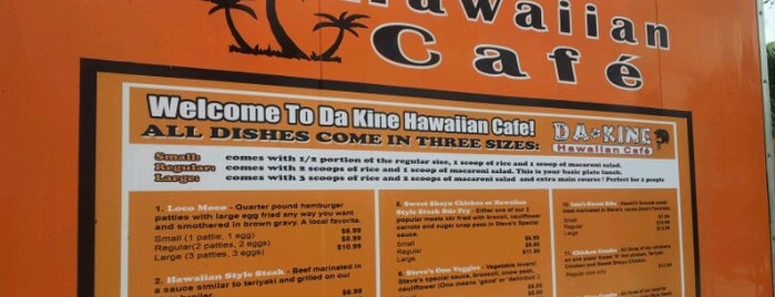 Da Kine Hawaiian Cafe is one of Eating & Drinking in Tampa Bay.