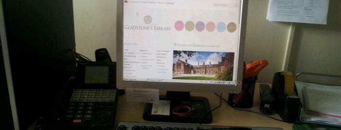 Reception at Gladstone's Library is one of GO 2.