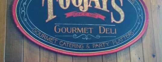 TooJay's Gourmet Deli is one of Places to Eat with my love bug.