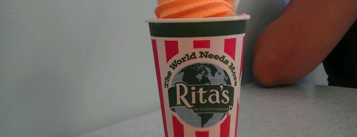 Rita's is one of favs.