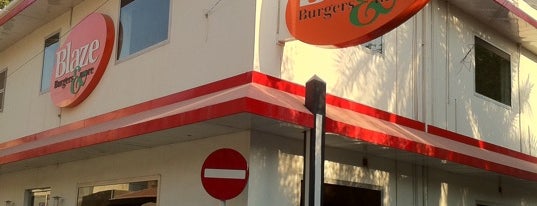 Blaze Burgers & More is one of สถานที่ที่บันทึกไว้ของ Abdul.