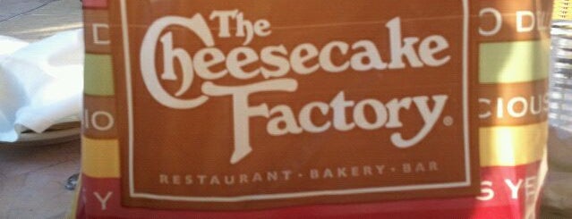 The Cheesecake Factory is one of places.