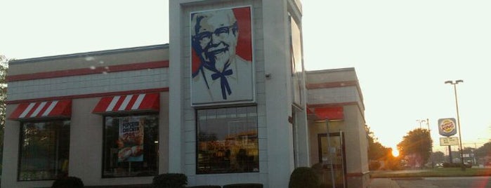 KFC is one of PLACES TO X OUT HERE.