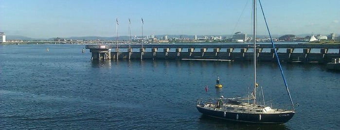 Cardiff Bay Barrage is one of Concrete Society Award winners.