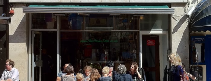 Bar Italia is one of Great Independent Coffee Shops in London.