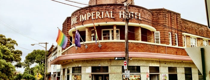The Imperial Hotel is one of Top 10 Bars/Clubs in Sydney!.