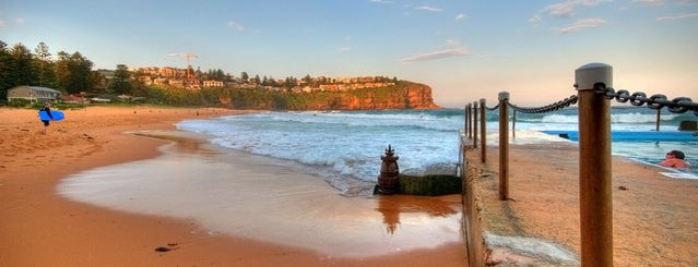 Bilgola Beach is one of Pittwater Ott-nov 2013.