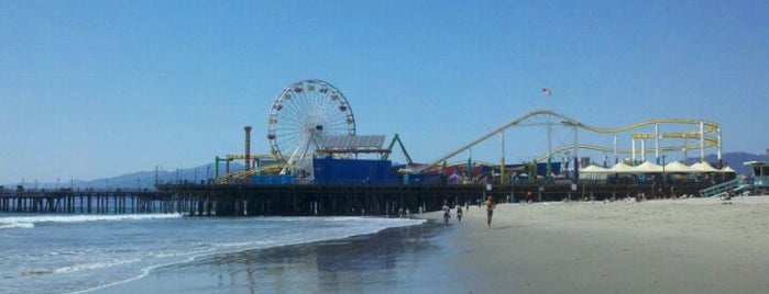 Santa Monica State Beach is one of Beach Bouncing in So Cal.