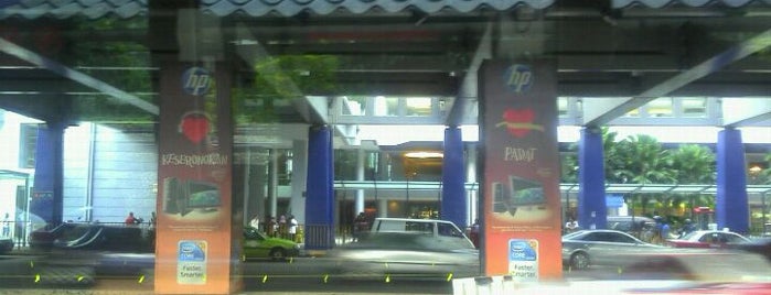 RapidKL Bank Rakyat-Bangsar (KJ16) LRT Station is one of RapidKL Rail.