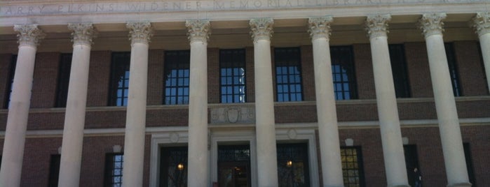 Widener Library is one of Inspired locations of learning.