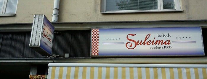 Suleima Kebab is one of Ruokapaikkoja Tampere.