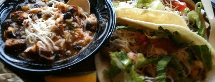 Qdoba Mexican Grill is one of Tempat yang Disukai Scott.