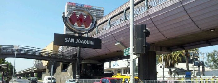 Metro San Joaquín is one of Metro de Santiago.