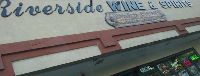 Riverside Wine And Spirits is one of My Mayorships, current and past.