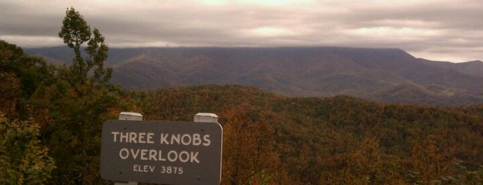 Three Knobs Overlook is one of Along the Blue Ridge Parkway.