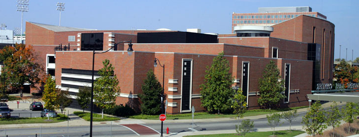 Memorial Gymnasium is one of Commencement 2012.