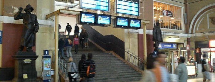 Plzeň hlavní nádraží is one of Stanice vlaků SuperCity Pendolino 2012.