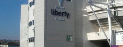 Liberty Stadium is one of Barclays Premier League Grounds & Stadiums 2013/14.