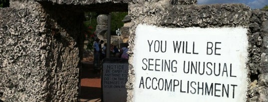 Coral Castle is one of 101 places to see in Miami before you die.