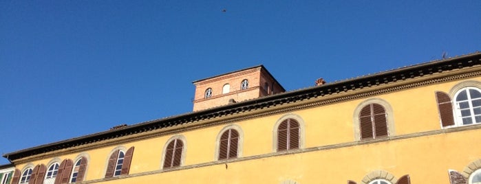 Piazza Bernardini is one of Nicest squares in Lucca.