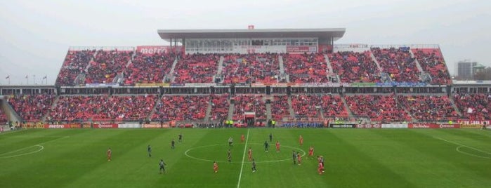 BMO Field is one of Toronto Badge City Guide and Hot Spots #4sqCities.