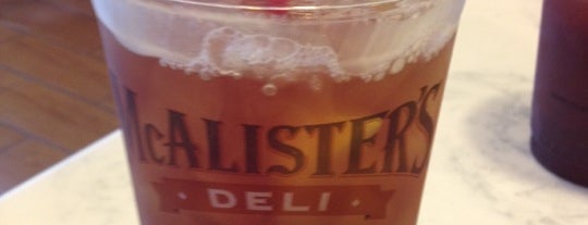 McAlister's Deli is one of Best 18 Restaurants in Webster, Texas.