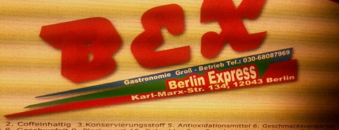 BEX Berlin Express is one of Burger in Berlin.