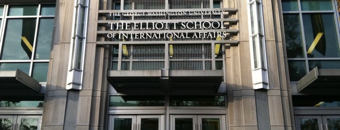 GWU - Elliott School of International Affairs is one of Lieux qui ont plu à Jingyuan.