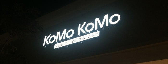 KoMo KoMo is one of Restaurants Part 2.