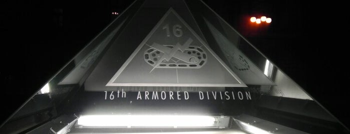 16th Armored division is one of Vojenské památky (CZ).