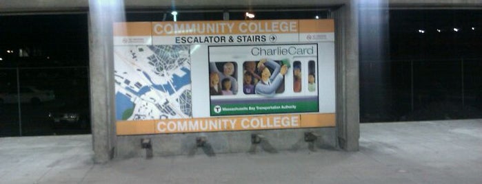 MBTA Community College Station is one of Boston MBTA Stations.