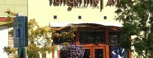 Tangerine Aveda Salon Spa is one of Bryan’s Liked Places.