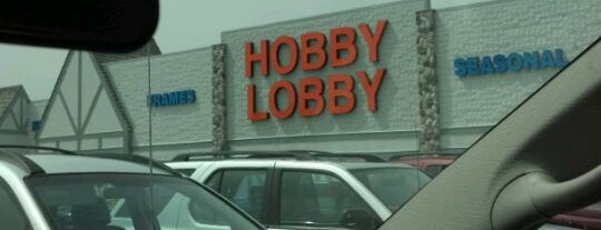 Hobby Lobby is one of places.