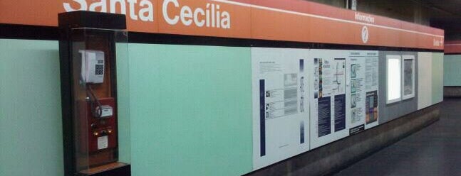 Estação Santa Cecília (Metrô) is one of Locais por onde passo.