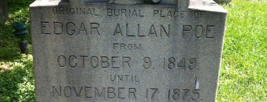 Grave of Edgar Allan Poe is one of Things I Want to Do.