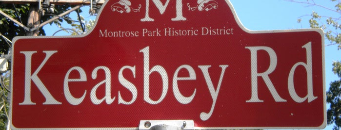 Keasbey Road is one of Montrose Park Landmarks.