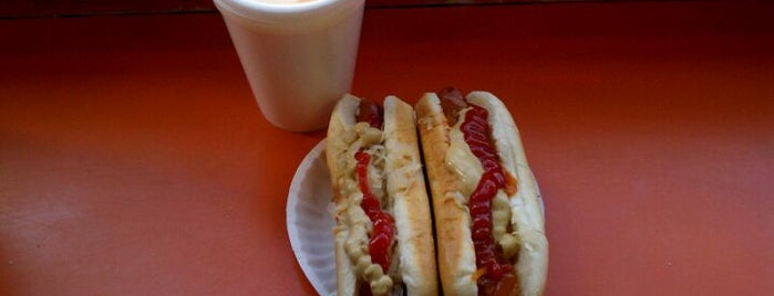 Gray's Papaya is one of America's Top Hot Dog Joints.