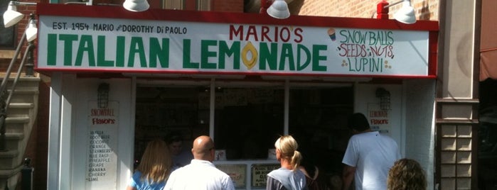 Mario's Italian Lemonade is one of Must Visit: Chicago.