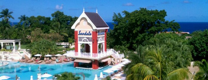 Sandals Ochi Beach Resort is one of Favorite Hotels ~Islandwide.
