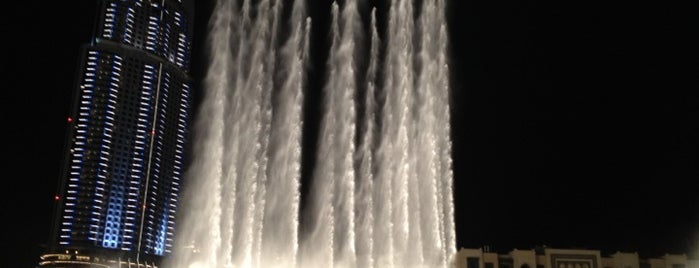 The Dubai Fountain is one of Dubai, UAE.