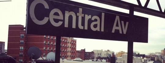 MTA Subway - Central Ave (M) is one of สถานที่ที่ Albert ถูกใจ.
