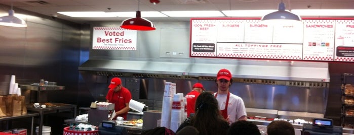 Five Guys is one of My favorites for Burger Joints.