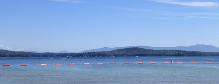 Weirs Beach is one of places to go in my town.